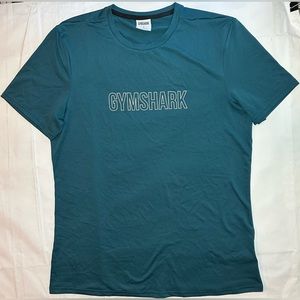 Gymshark Arrival Graphic T Shirt in Teal Size Large